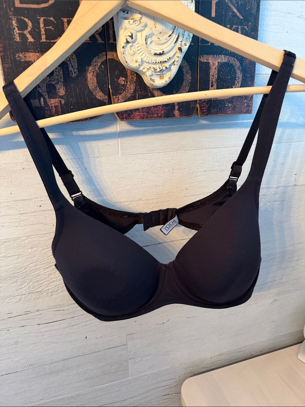 Vintage Victoria's Secret Body by Victoria Black Smooth underwire Bra
